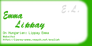 emma lippay business card